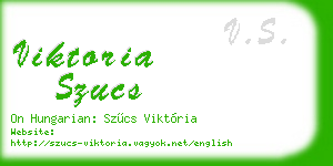 viktoria szucs business card